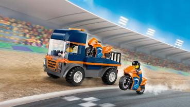 Preview: LEGO® City Fahrzeuge Motorradtransporter 88 Teile 60491