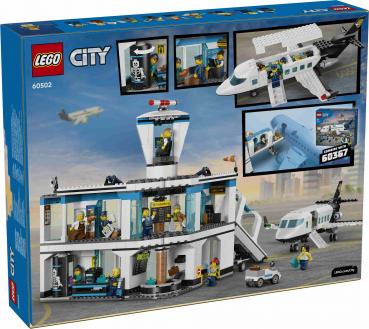 Preview: LEGO® City Flughafen mit Flugzeug 887 Teile 60502