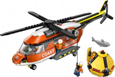 Preview: LEGO® City Exploration Hubschrauber der Küstenwache 551 Teile 60503