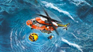 Preview: LEGO® City Exploration Hubschrauber der Küstenwache 551 Teile 60503