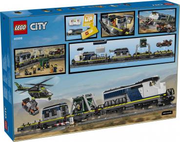 Preview: LEGO® City Eisenbahn Überfall auf den Polizeizug 1313 Teile 60508