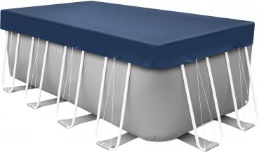 Preview: Intex Pool Deluxe Abdeckplane rechteckig 400x200cm Überhang 20cm 28079