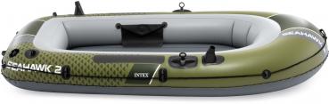 Preview: Intex Schlauchboot Sport Seahawk 2 Set Paddel Pumpe 2 Personen 236cm x 114cm x 41cm 66332NP