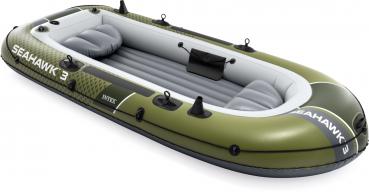 Preview: Intex Schlauchboot Sport Seahawk 3 Set Paddel Pumpe 3 Personen 295cm x 137cm x 43cm 66333NP