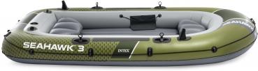 Preview: Intex Schlauchboot Sport Seahawk 3 Set Paddel Pumpe 3 Personen 295cm x 137cm x 43cm 66333NP