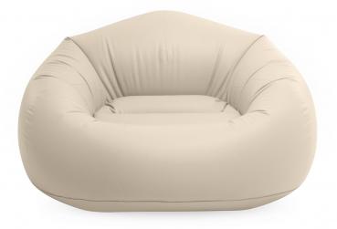 Preview: Intex Sessel Beanless Bag beige aufblasbar 137 x 127 x 74cm 66505NP