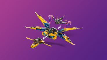 LEGO® NINJAGO Ras und Arins Super-Sturmflieger 510 Teile 71833