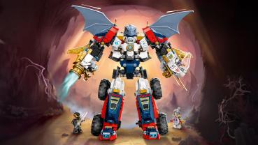 LEGO® NINJAGO Zanes Ultra-Kombi-Mech 1187 Teile 71834