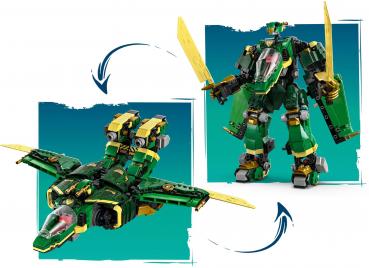 LEGO® NINJAGO Lloyds Jet-Mech 1112 Teile 71845