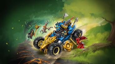 Preview: LEGO® NINJAGO Jays Transformationsflitzer 387 Teile 71856
