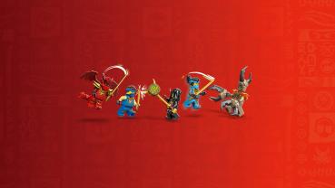 LEGO® NINJAGO Jays Transformationsflitzer 387 Teile 71856