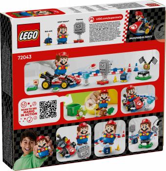 LEGO® Super Mario Mario Kart™ Interaktiver LEGO® Mario™ & Standard-Kart 278 Teile 72043