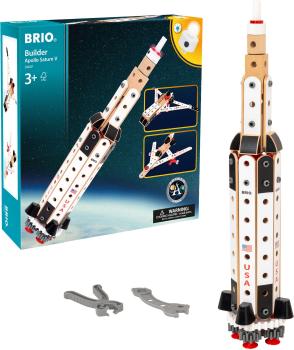 Brio Spielzeug Bausystem Builder Apollo Saturn V 91 Teile 34607