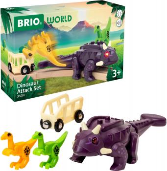 Brio World Eisenbahn Zubehör Dinosaurier Ankylosaurus 4 Teile 36082