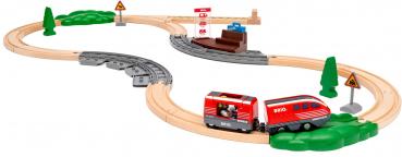 Brio World Eisenbahn Set Zugset mit Rückziehmotor 28 Teile 36102