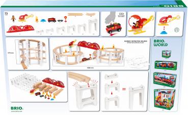 Brio World Eisenbahn Set Großes Spiralenset 73 Teile 36114
