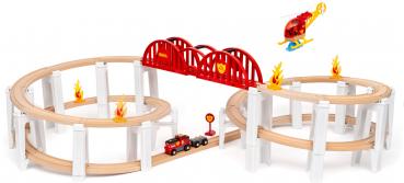 Brio World Eisenbahn Set Großes Spiralenset 73 Teile 36114