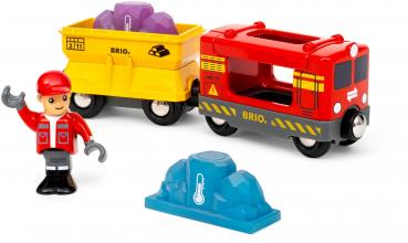 Brio World Eisenbahn Zug Güterzug mit Farbwechsel-Zubehör 36133