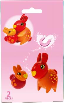 Brio Flora Spielfigur Zinnia & Peach 2 Teile inkl. 1 Flora Figur, 1 Minifigur 36216