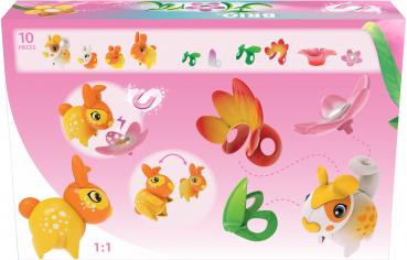 Brio Flora Spielfigur Blumensammler 10 Teile inkl. 2 Flora Figuren, 2 Minifiguren 36228
