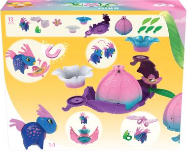 Brio Flora Spielfigur Poppys Lilys Blätter-Boot 13 Teile inkl. 1 Flora Figur 36234