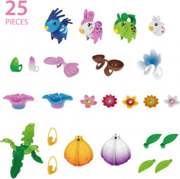 Brio Flora Spielfigur Starter-Set Blumendorf 25 Teile inkl. 3 Flora Figuren, 1 Minifigur 36240