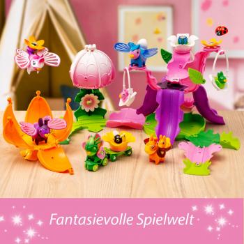 Brio Flora Spielfigur Blumenstadt Deluxe Set 47 Teile inkl. 5 Flora Figuren, 3 Minifiguren 36242