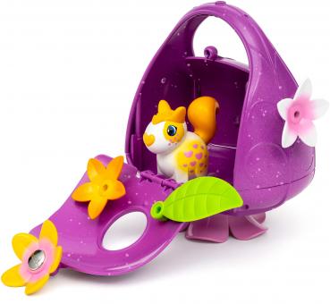 Preview: Brio Flora Spielfigur Blumenhaus zum Mitnehmen 7 Teile inkl. 1 Flora Figur 36250