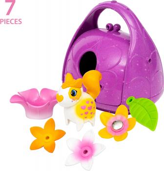 Brio Flora Spielfigur Blumenhaus zum Mitnehmen 7 Teile inkl. 1 Flora Figur 36250