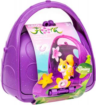 Preview: Brio Flora Spielfigur Blumenhaus zum Mitnehmen 7 Teile inkl. 1 Flora Figur 36250