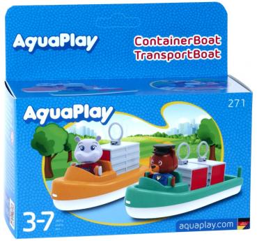 AquaPlay Outdoor Wasser Spielzeug Wasserbahn Container- & Transportboot 8700000271