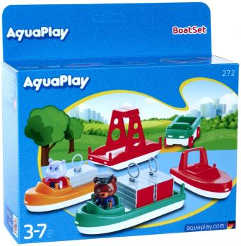 AquaPlay Outdoor Wasser Spielzeug Wasserbahn BoatSet Boote und Zubehör 8700000272