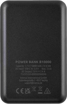 Preview: Intenso Powerbank mobile Ladestation B 10000 mAh 2x Typ A / C USB OUT schwarz