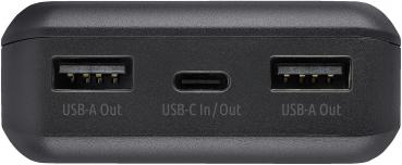 Intenso Powerbank mobile Ladestation B 10000 mAh 2x Typ A / C USB OUT schwarz