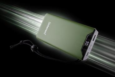 Intenso Powerbank F20000 PD Qualcomm Quick Charge 3.0 20000 mAh 1x USB Typ A und C OUT grün