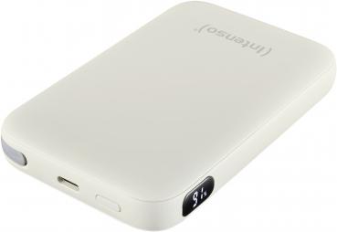 Intenso Powerbank mobile Ladestation S 10000 mAh PD Typ C USB OUT integriertes Kabel beige