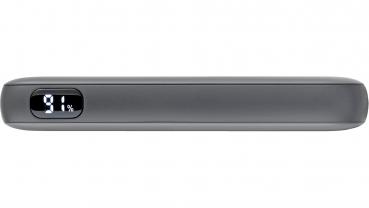 Intenso Powerbank mobile Ladestation S 10000 mAh PD Typ C USB OUT integriertes Kabel grau