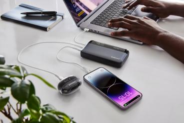 Intenso Powerbank HE20000 PD 3.1 20000 mAh max. 100 W 1x USB Typ A und 2x USB-C OUT