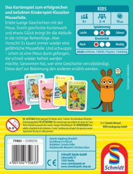 Schmidt Spiele Kartenspiel Kinderkartenspiel Maus Raus aus der Mausefalle 75063