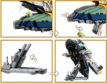 LEGO® Star Wars™ Jango Fetts Sternenschiff 707 Teile 75433