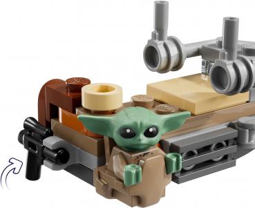LEGO® Star Wars™ Der Mandalorianer und Grogu auf ihrem Speeder Bike™ 58 Teile 75436