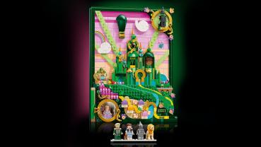 LEGO® Wicked Emerald City Wandkunst 1518 Teile 75685