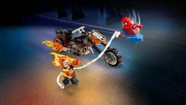LEGO® Marvel Super Heroes™ Spider-Man vs. Ghost Rider auf seinem Motorrad 72 Teile 76335