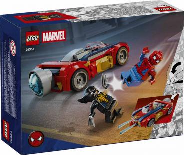 Preview: LEGO® Marvel Super Heroes™ Spider-Man Auto vs. Venomized Wolverine 134 Teile 76336