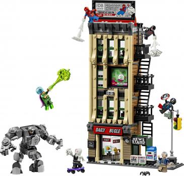 Preview: LEGO® Marvel Super Heroes™ Spider-Man vs. Mysterio Daily Bugle 781 Teile 76342