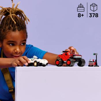 LEGO® Sonic Silvers Auto vs. Knuckles' Monstertruck 378 Teile 77118