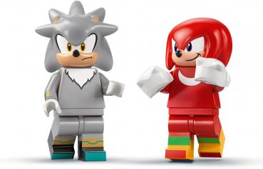 LEGO® Sonic Silvers Auto vs. Knuckles' Monstertruck 378 Teile 77118