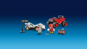 LEGO® Sonic Silvers Auto vs. Knuckles' Monstertruck 378 Teile 77118