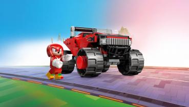 LEGO® Sonic Silvers Auto vs. Knuckles' Monstertruck 378 Teile 77118