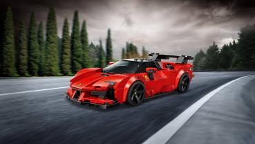 Preview: LEGO® Speed Champions Ferrari SF90 XX Stradale Sportwagen 339 Teile 77254